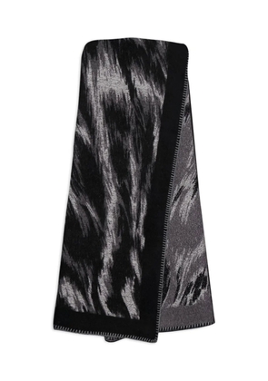 Givenchy animal-print jacquard scarf - Black