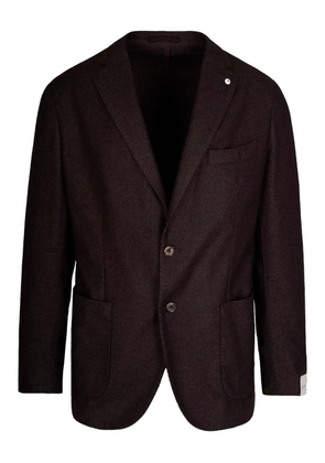 L.B.M. 1911 notched lapel blazer - Brown