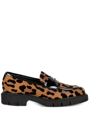 Luca Grossi leather loafers - Brown