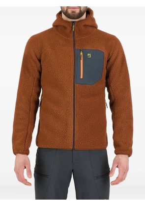 KARPOS zip-fastening hoodie - Brown