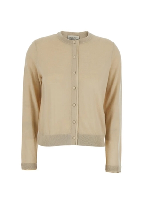 Semicouture Asuncion buttoned knit cardigan - Neutrals