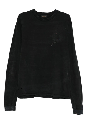 SCHAEFFER'S GARMENT HOTEL round-neck sweatshirt - Black