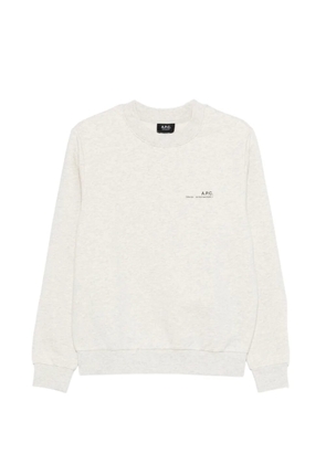 A.P.C. crew-neck sweatshirt - Neutrals