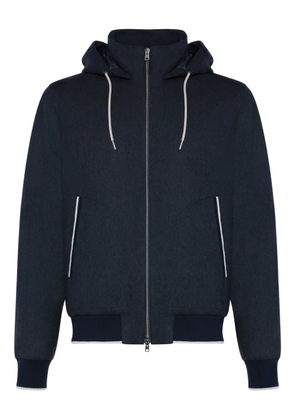 Herno hooded zip jacket - Blue