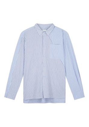 Arte Antwerp striped chest-pocket shirt - Blue