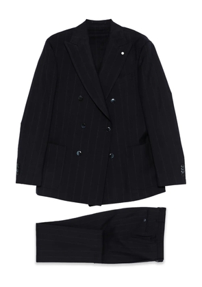 LUIGI BIANCHI MANTOVA pinstripe suit - Blue