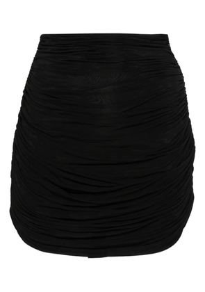 FRANCESCO MURANO draped ruched skirt - Black