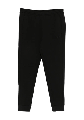 Lacoste fitted jersey track pants - Black
