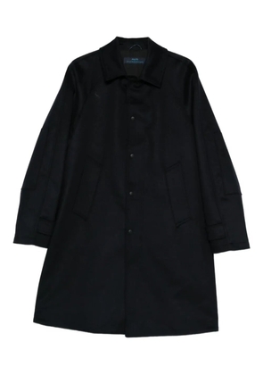 Paltò long sleeve coat - Blue