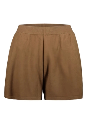 Frenckenberger knit elasticated shorts - Brown