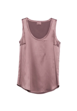 Brunello Cucinelli scoop-neck tank top - Purple