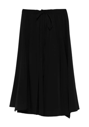 Yohji Yamamoto tie-fastening skirt - Black