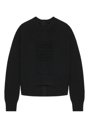 Givenchy long-sleeves logo-detail sweater - Black