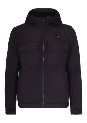 Blauer hooded pocket coat - Black