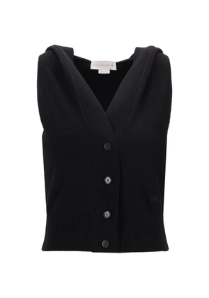 Stella McCartney hooded button vest - Black