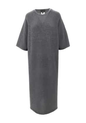Emporio Armani knitted midi dress - Grey