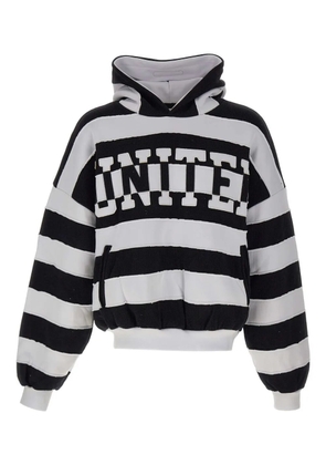 PDF striped hoodie - Black