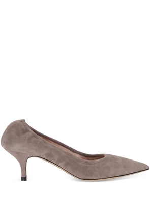 P.A.R.O.S.H. suede point-toe pumps - Grey