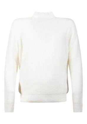 AMARANTO mock-neck sweater - White