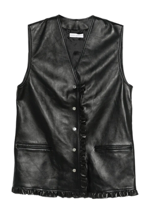 Niccolò Pasqualetti Lea Gala leather gilet - Brown