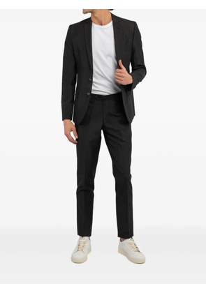 Reveres 1949 narrow-lapels buttoned suit - Black