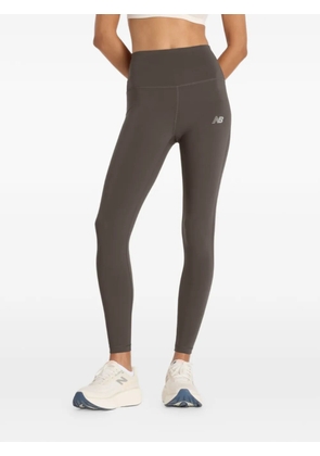 New Balance NB Harmony stripe detail leggings - Grey