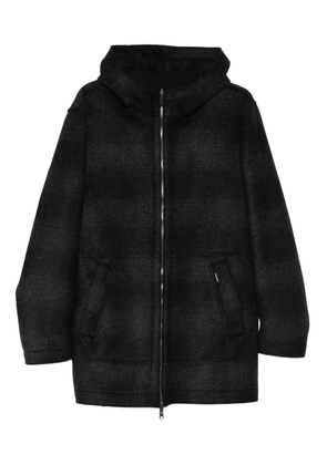 Colmar hooded zip coat - Black