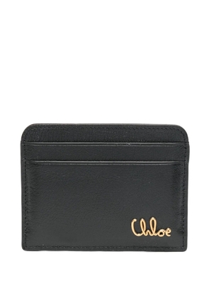 Chloé signature-detail card holder - Black