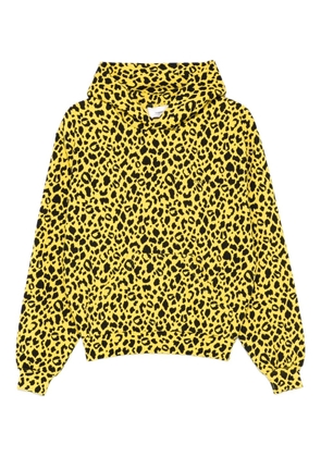 Coperni leopard-print hoodie - Yellow