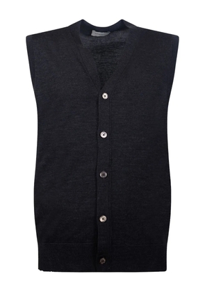 Paolo Pecora buttoned-sleeveless gilet - Grey