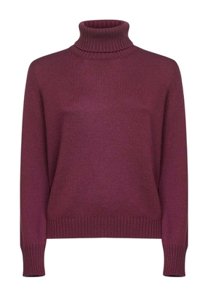 Blanca Vita roll-neck sweater - Red