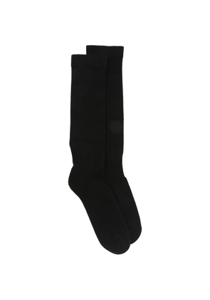 Rick Owens DRKSHDW pentagram-intarsia high socks - Black