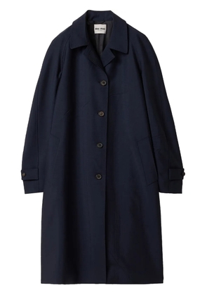 Miu Miu Single-breasted coat - Blue