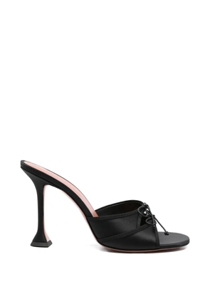 Amina Muaddi Eleonora bow sandals - Black