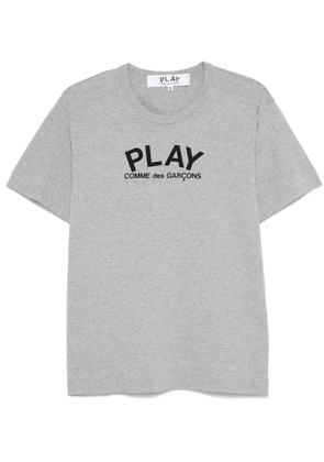 Comme Des Garçons Play logo-print T-shirt - Grey