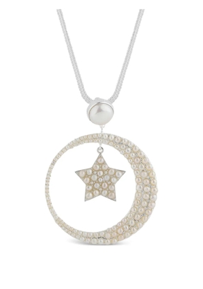 Bohéme moon star necklace - Silver