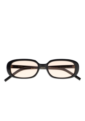 Kaleos Stirling rectangular-frame sunglasses - Black