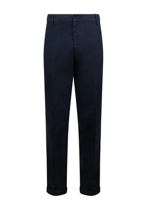 DONDUP pressed-crease rolled-hem trousers - Blue