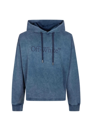Off-White logo hoodie - Blue
