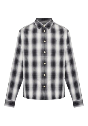 AllSaints Holborn checked long-sleeve shirt - Black