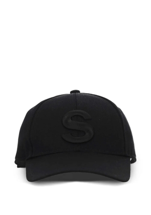 sacai denim cap - Black