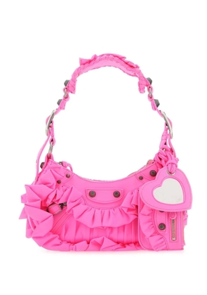 Balenciaga Le Cagole ruffles shoulder bag - Pink