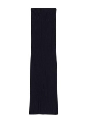 Balenciaga ribbed maxi skirt - Blue