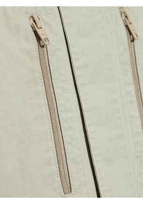 Balenciaga zip-up shirt jacket - Neutrals