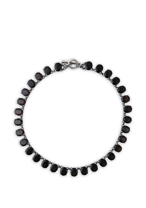 Rhoe Bermat rauchtopaz crystal chain necklace - Black