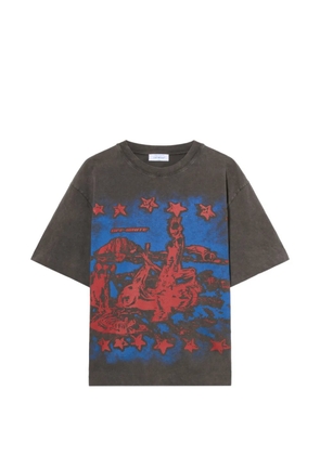 Off-White graphic-print short-sleeve T-shirt - Grey