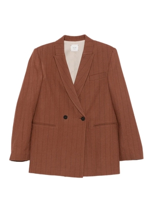 Alysi panelled jacket - Brown