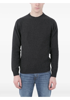 Re_branded round neck sweater - Grey