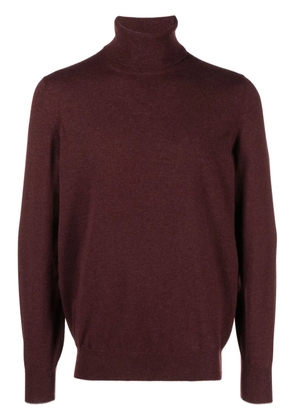 Brunello Cucinelli roll-neck cashmere jumper - Purple