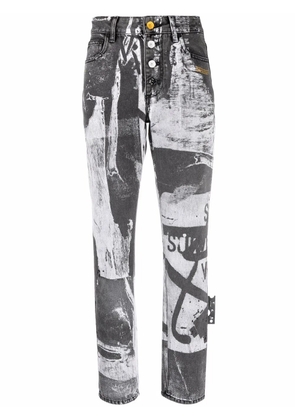 Off-White x Pablo Tomek high-waisted trousers - Black